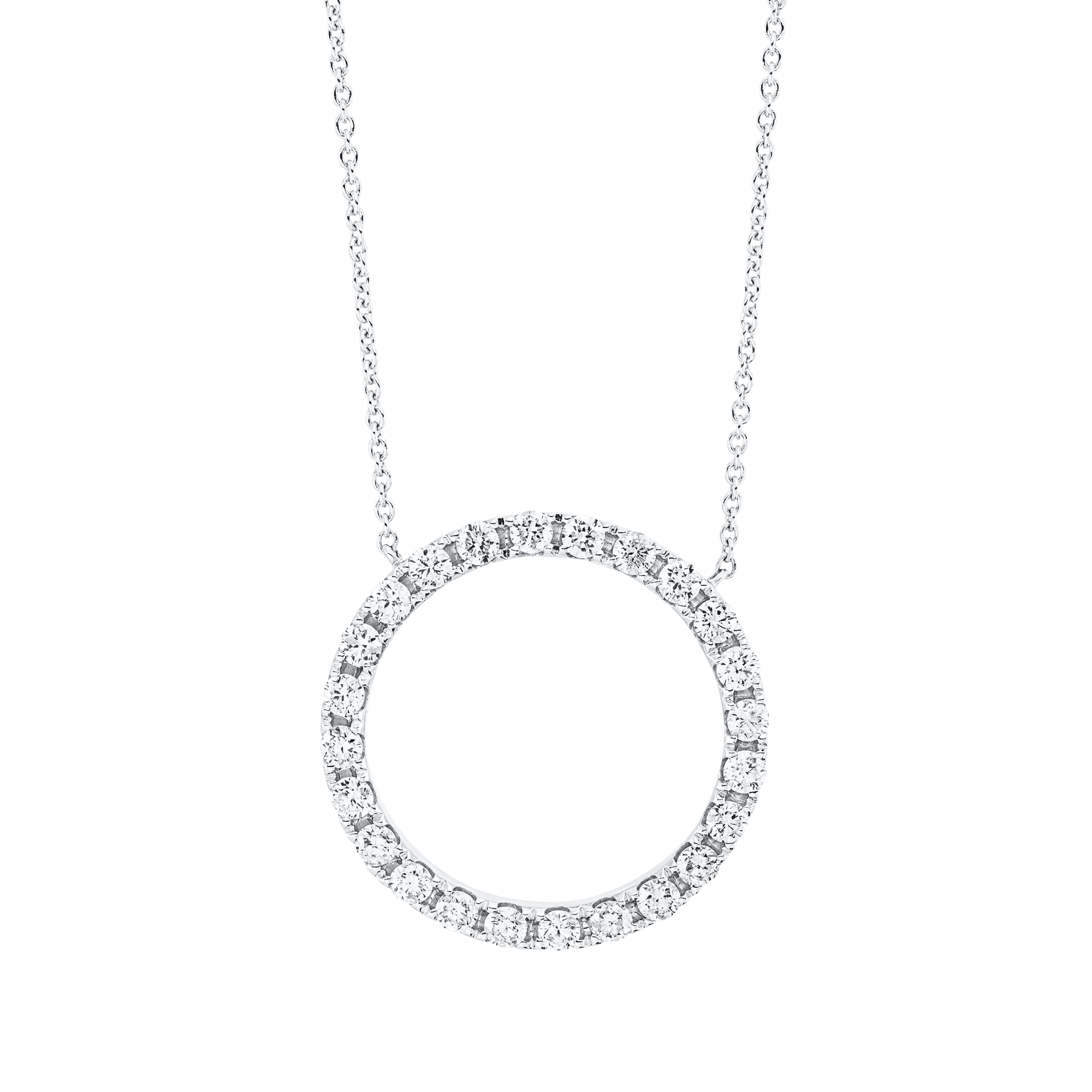 Brogle Classic necklace with diamond pendant Brogle Classic necklace with diamond pendant