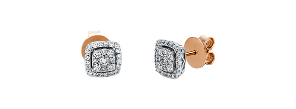 Brogle Classic Bicolor Diamantohrstecker Brogle Classic Bicolor Diamantohrstecker