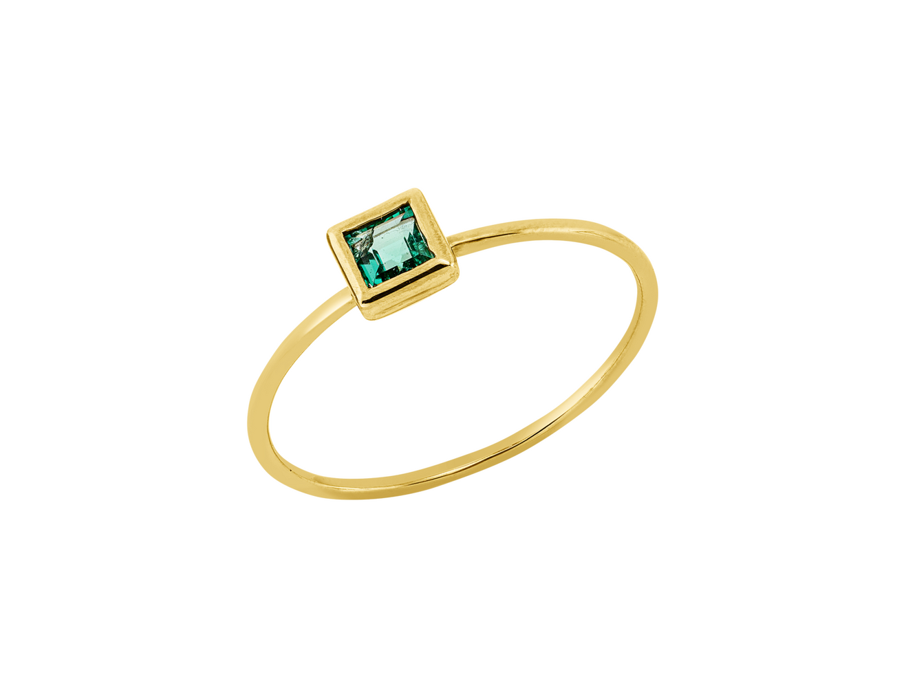 Brogle Classic emerald ring