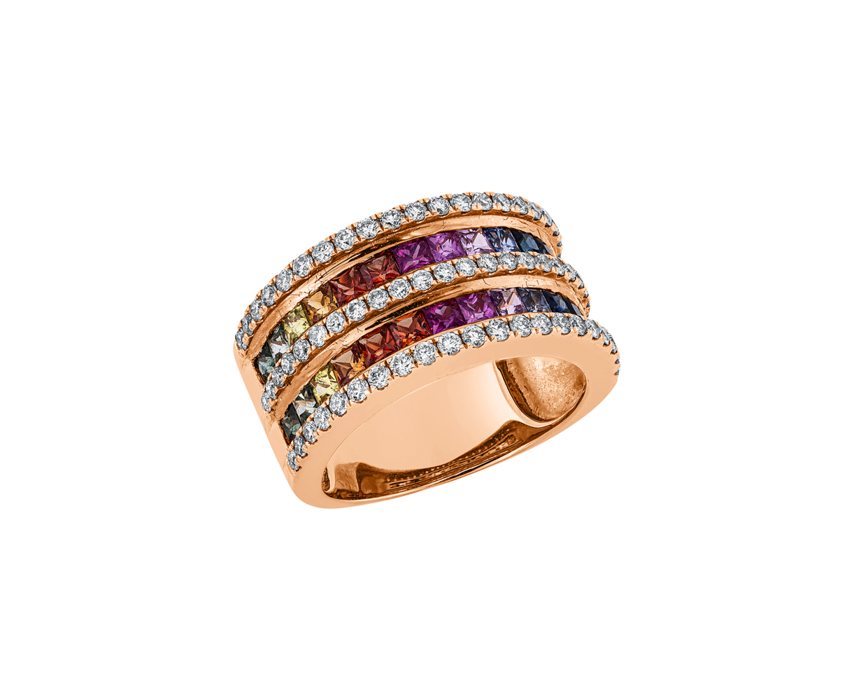 Brogle Selection sapphire ring Rainbow Brogle Selection sapphire ring Rainbow