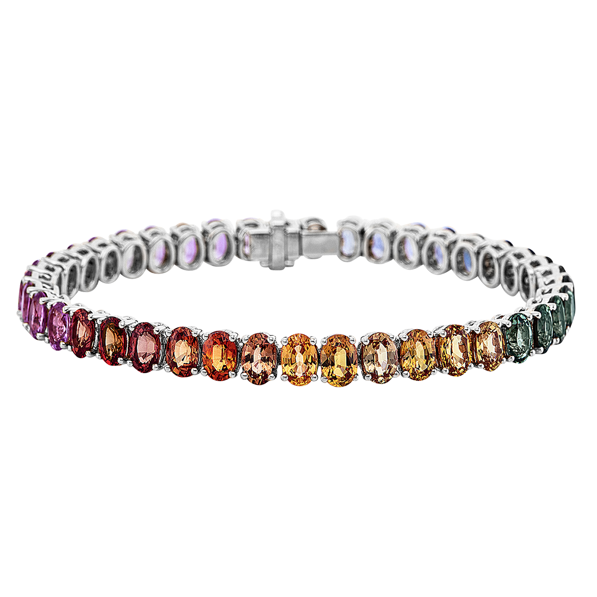 Brogle Selection sapphire bracelet Rainbow Brogle Selection sapphire bracelet Rainbow