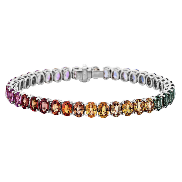 Brogle Selection sapphire bracelet Rainbow Brogle Selection sapphire bracelet Rainbow