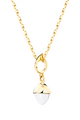 Tamara Comolli Mikado Flamenco Cacholong Pendant