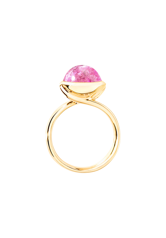 Tamara Comolli Bouton Pink Tourmaline L Ring Tamara Comolli Bouton Pink Tourmaline L Ring