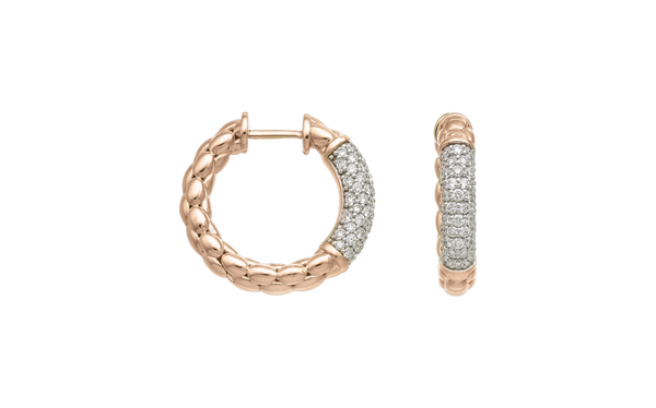 Chimento Stretch Spring Two-Tone Flexible Earring