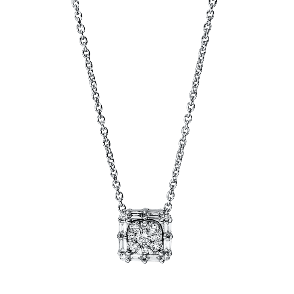 Brogle Classic necklace with diamond pendant Brogle Classic necklace with diamond pendant