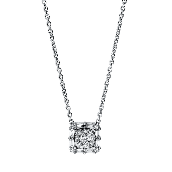 Brogle Classic necklace with diamond pendant Brogle Classic necklace with diamond pendant