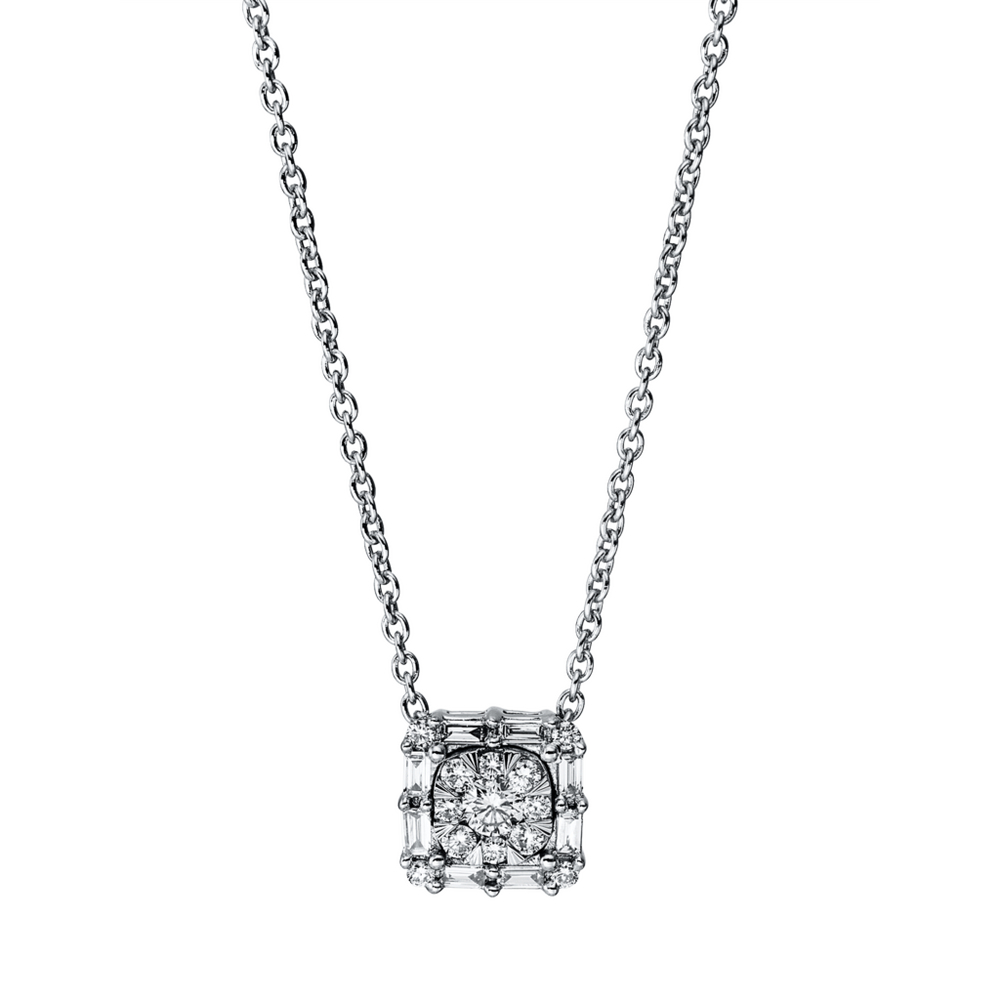 Brogle Classic necklace with diamond pendant Brogle Classic necklace with diamond pendant