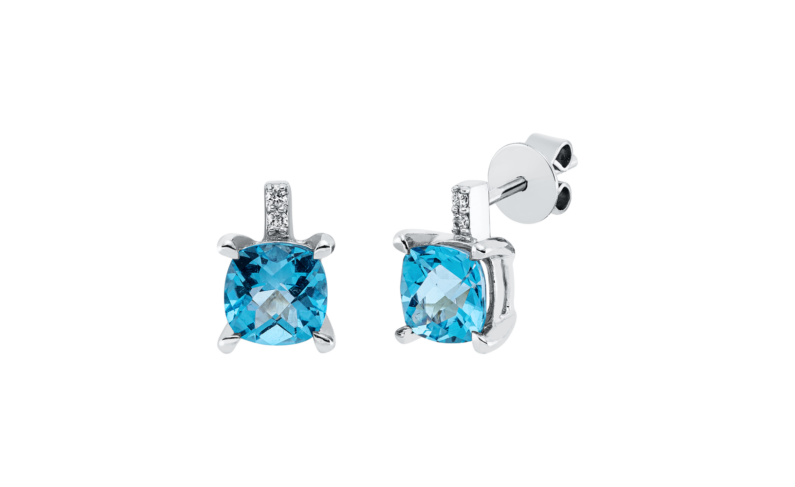Brogle Classic topaz stud earrings