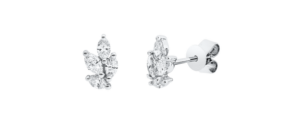 Brogle Classic diamond stud earrings