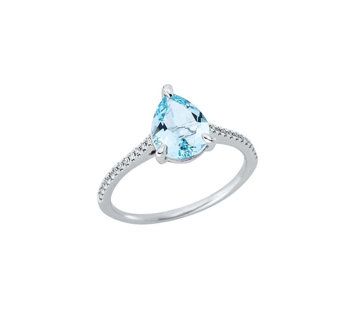 Brogle Classic aquamarine ring Brogle Classic aquamarine ring