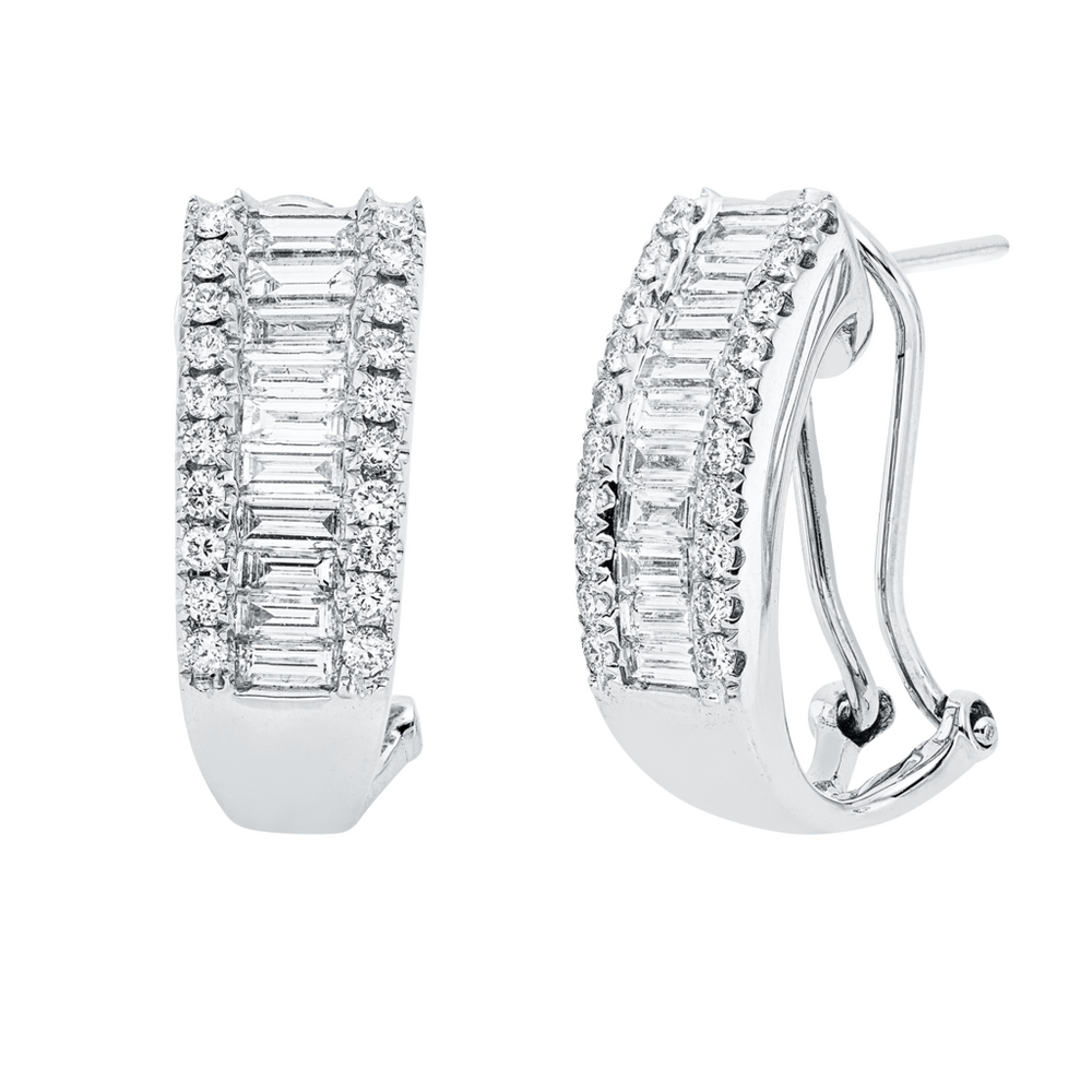 Brogle Selection Eternity diamond hoop earrings