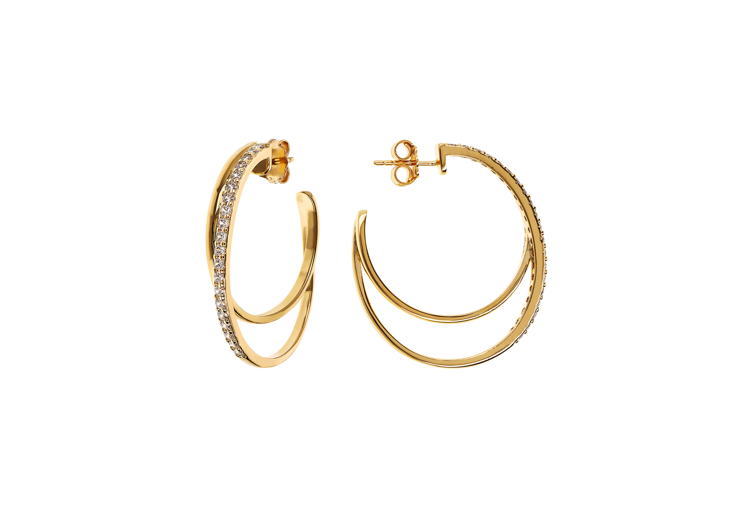 Bronzallure Golden Creolen Bronzallure Golden Creolen