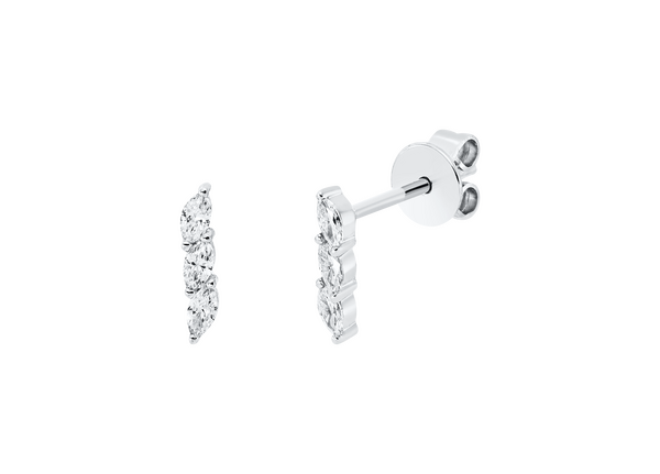 Brogle Classic diamond stud earrings