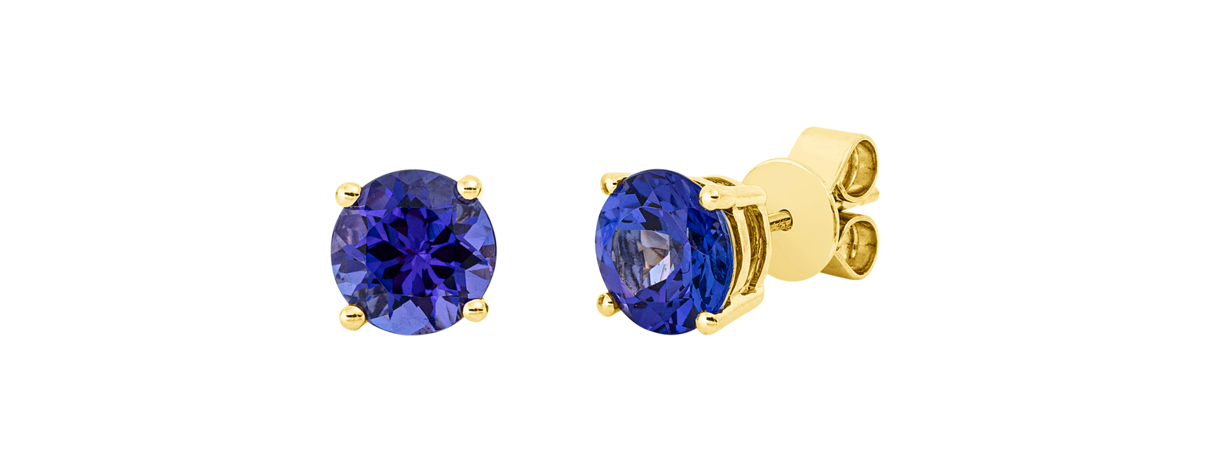 Brogle Classic tanzanite ear studs