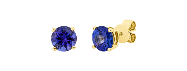 Brogle Classic tanzanite ear studs