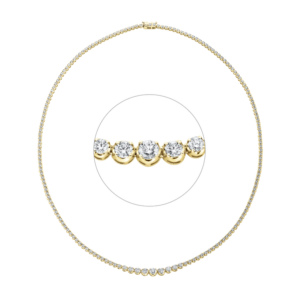 Brogle Classic tennis necklace