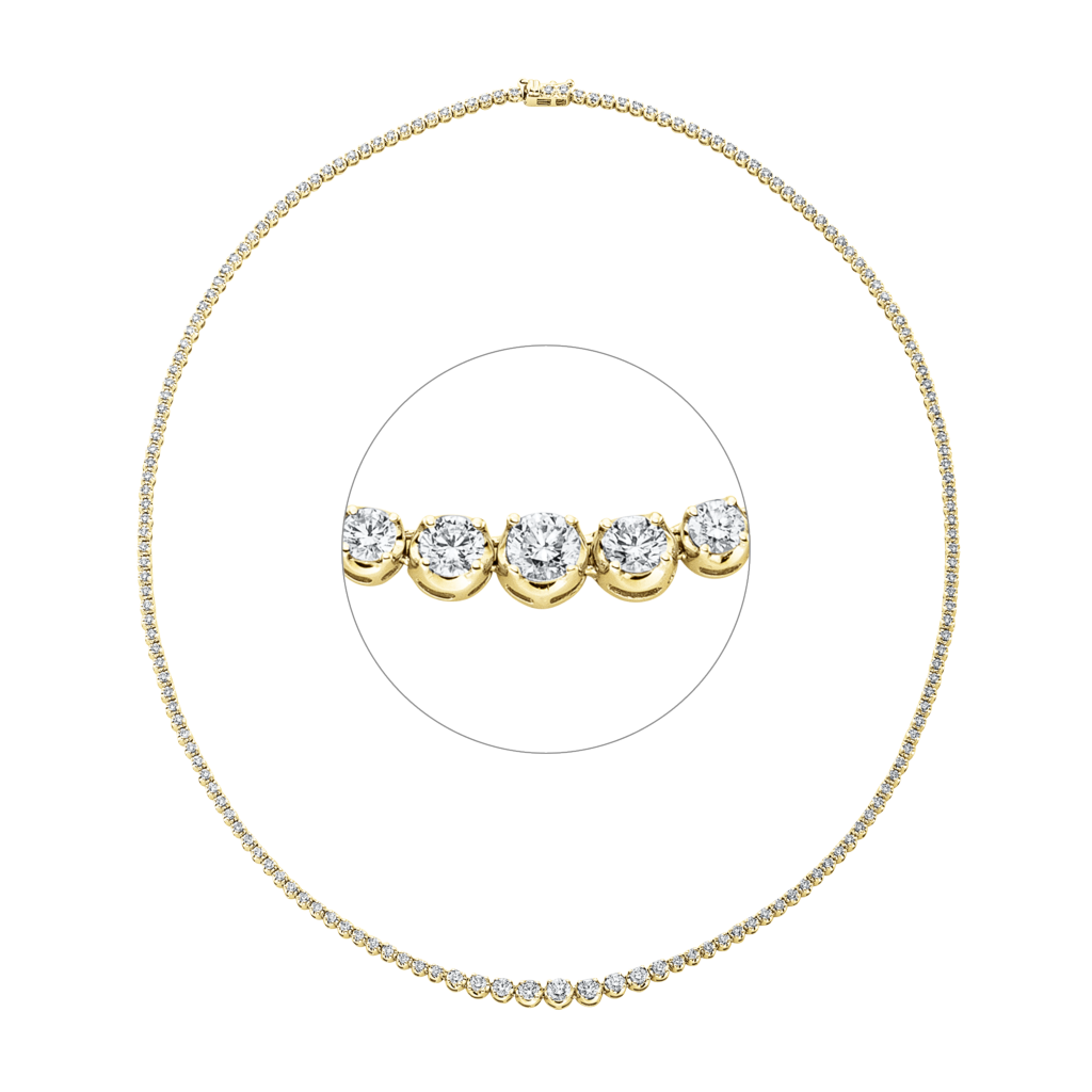 Brogle Classic tennis necklace Brogle Classic tennis necklace