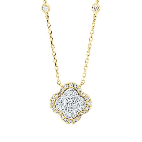 Brogle Classic Kette mit Bicolor Diamantanhänger Brogle Classic Kette mit Bicolor Diamantanhänger