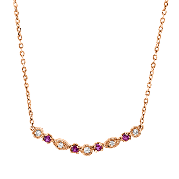 Brogle Classic necklace with ruby pendant