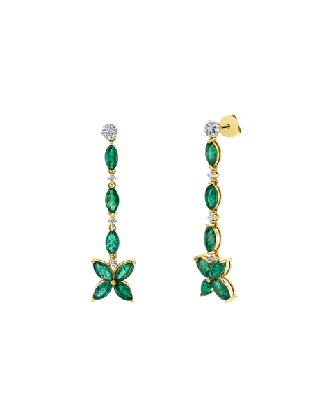 Brogle Classic emerald earrings