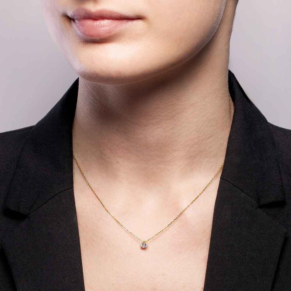 Brogle solitaire necklace Marie up to 0.25 carat