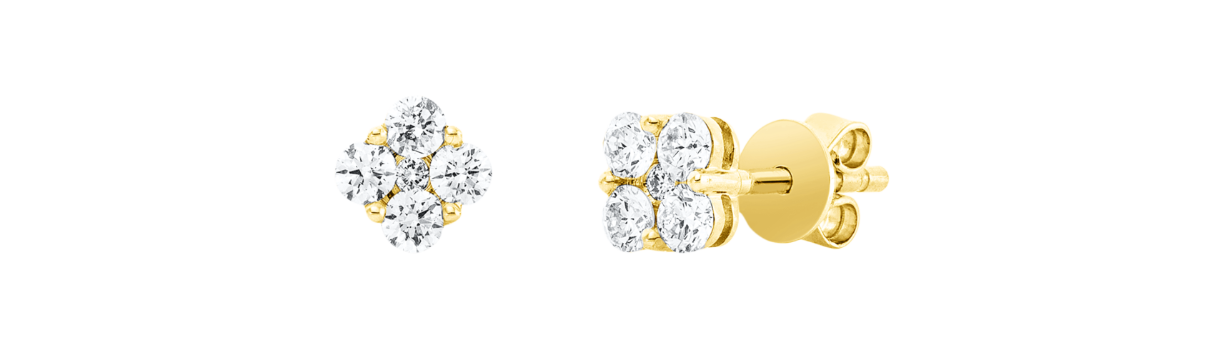 Brogle Classic diamond stud earrings