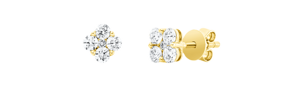 Brogle Classic diamond stud earrings Brogle Classic diamond stud earrings
