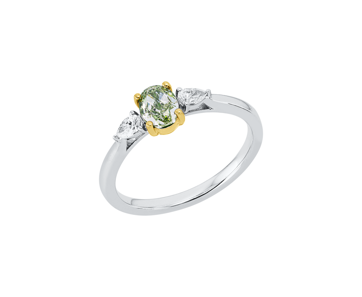 Brogle Selection Bicolor diamond ring