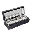 Heisse & Söhne watch box with viewing window Executive 5