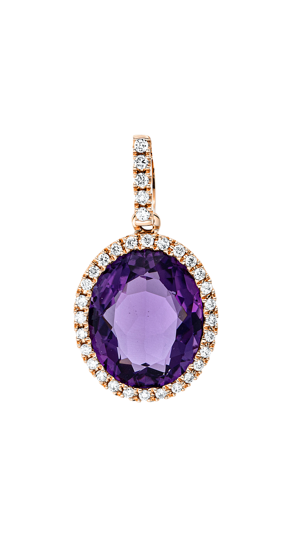 Brogle Classic amethyst pendant