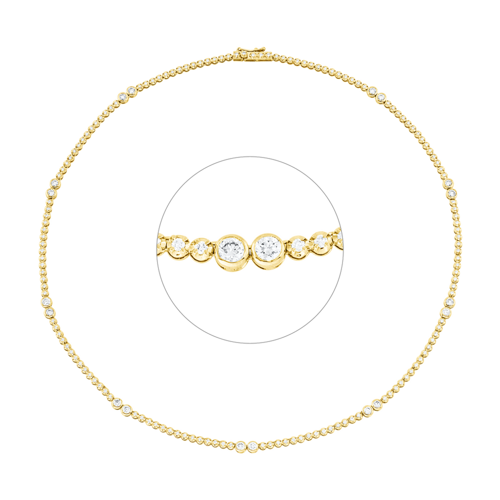Brogle Selection Bicolor Diamantcollier