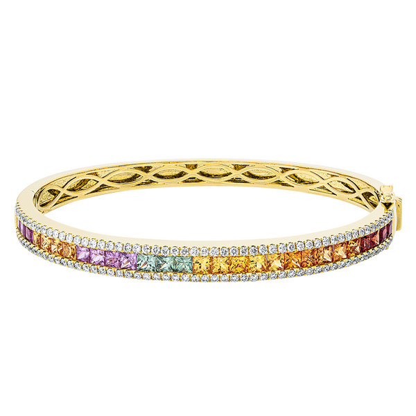 Brogle Selection sapphire bangle Rainbow Brogle Selection sapphire bangle Rainbow