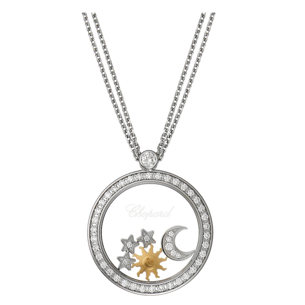 Chopard Sun, Moon and Stars Necklace with Pendant