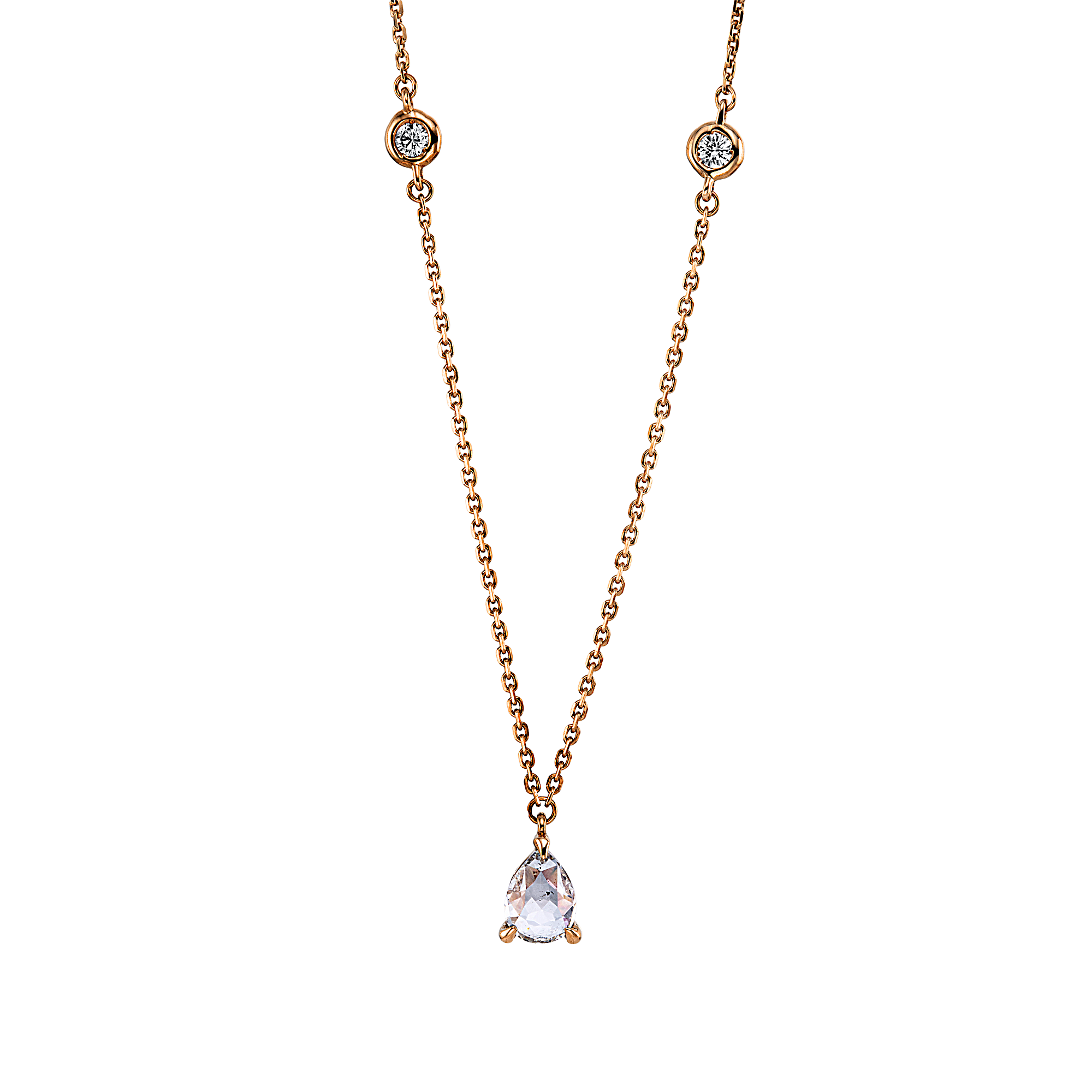 Brogle Classic necklace with diamond pendant Brogle Classic necklace with diamond pendant