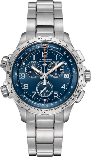 Hamilton Khaki X-Wind GMT Quartz Chrono 46mm