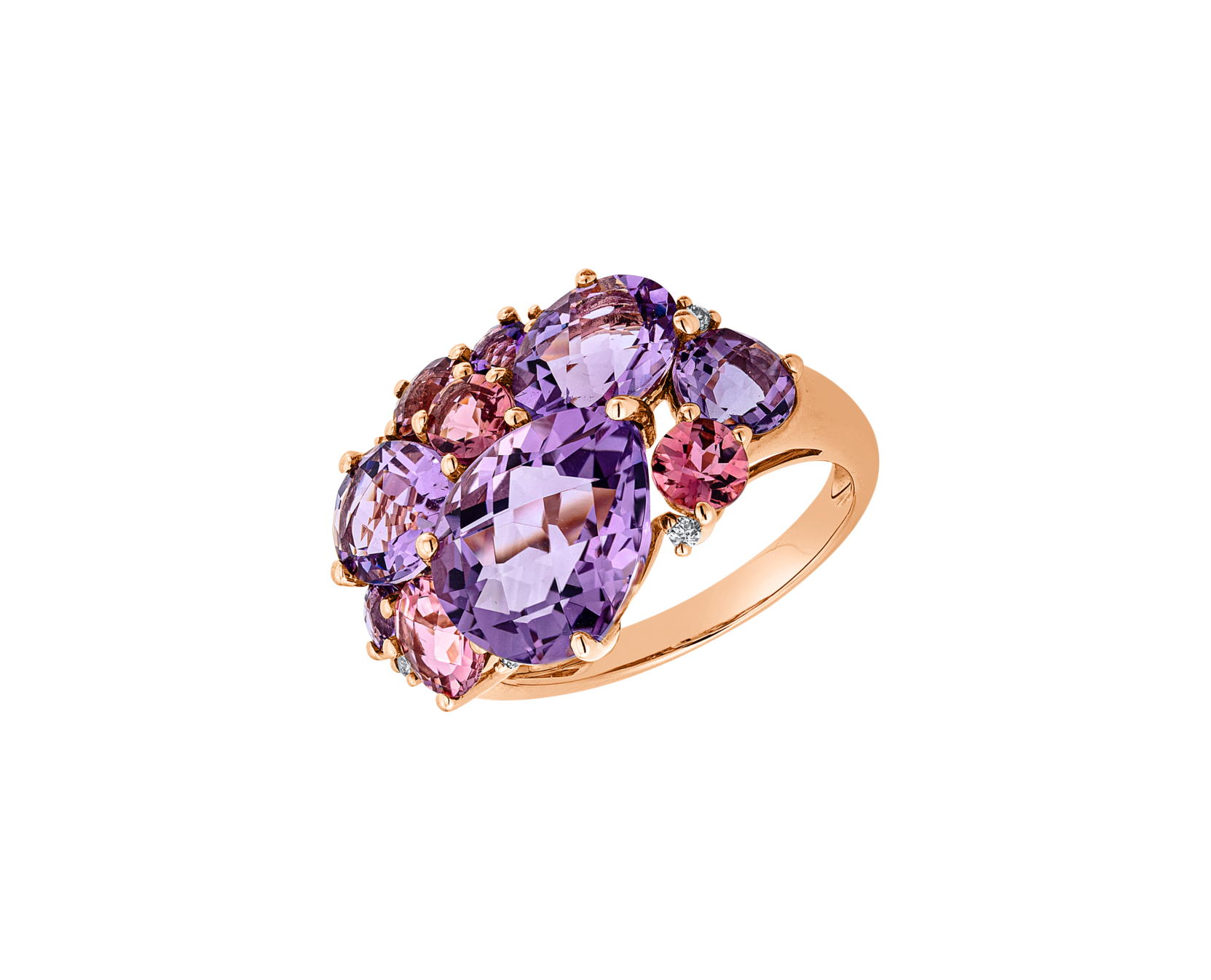 Brogle Classic colored stone ring