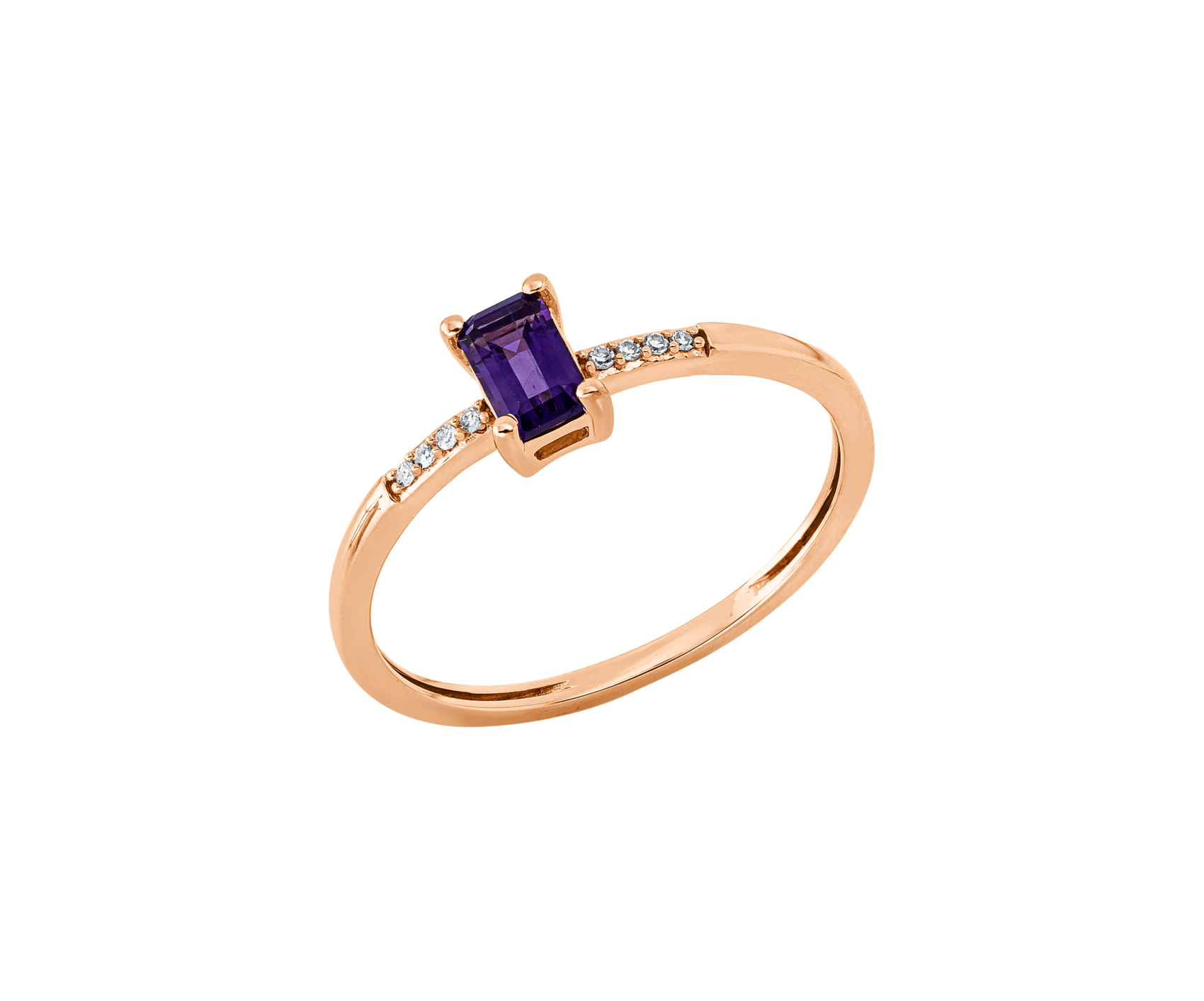 Brogle Classic Amethyst ring Brogle Classic Amethyst ring