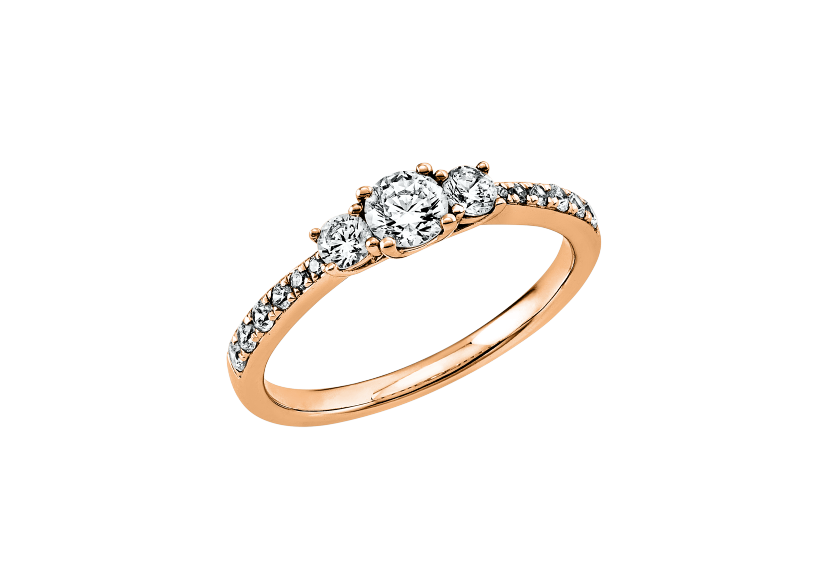 Brogle Solitaire Ring Trio Brogle Solitaire Ring Trio