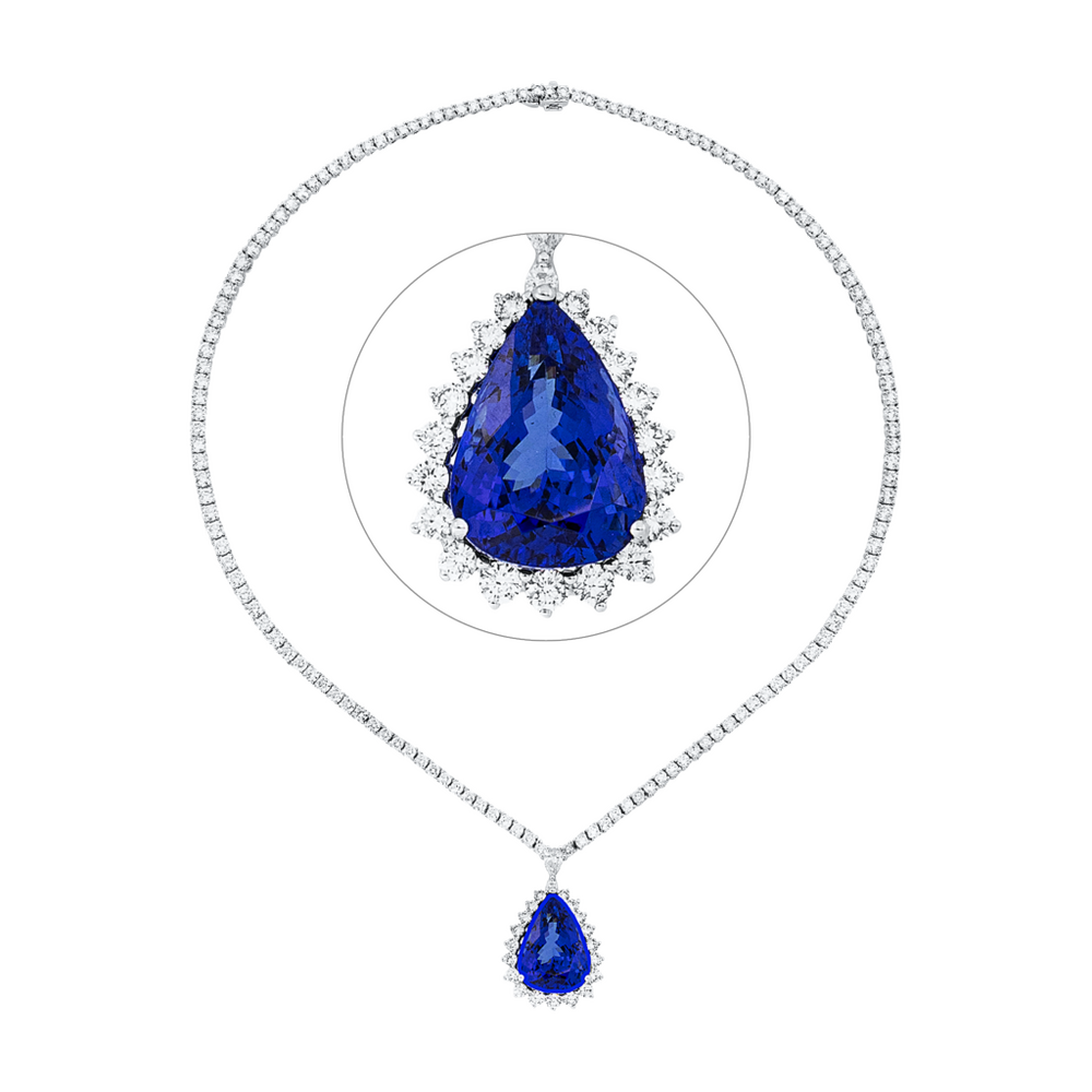 Brogle Selection tanzanite necklace Brogle Selection tanzanite necklace