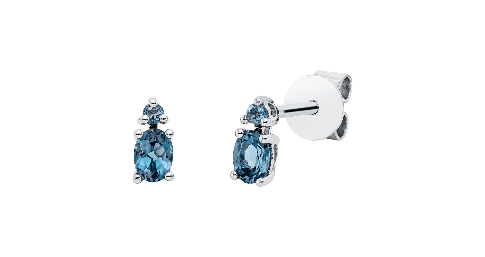 Brogle Classic London topaz stud earrings