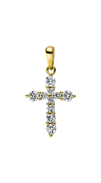 Brogle Classic Kreuzanhänger mit Diamanten Brogle Classic Kreuzanhänger mit Diamanten