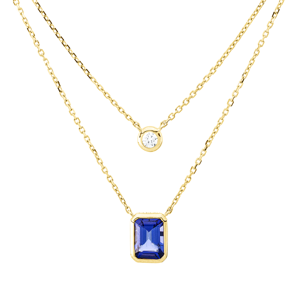 Brogle Classic tanzanite necklace Brogle Classic tanzanite necklace