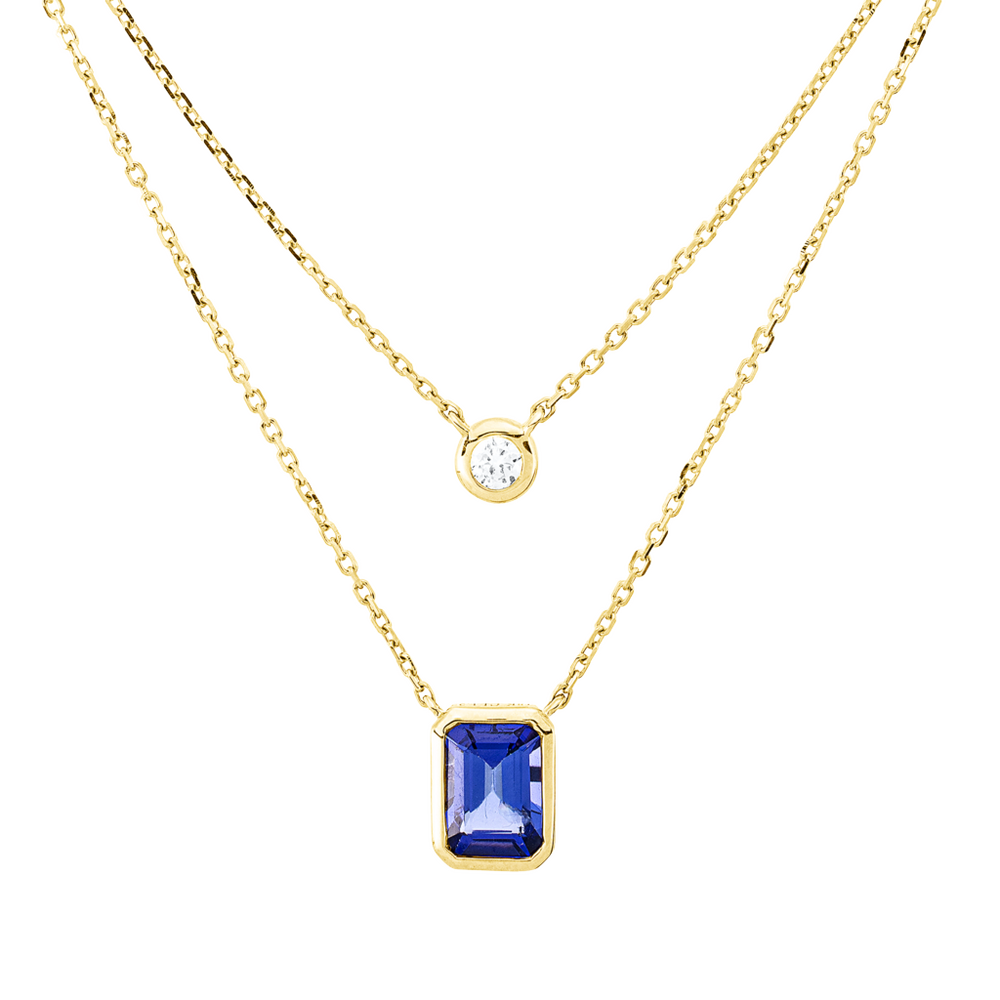 Brogle Classic tanzanite necklace Brogle Classic tanzanite necklace