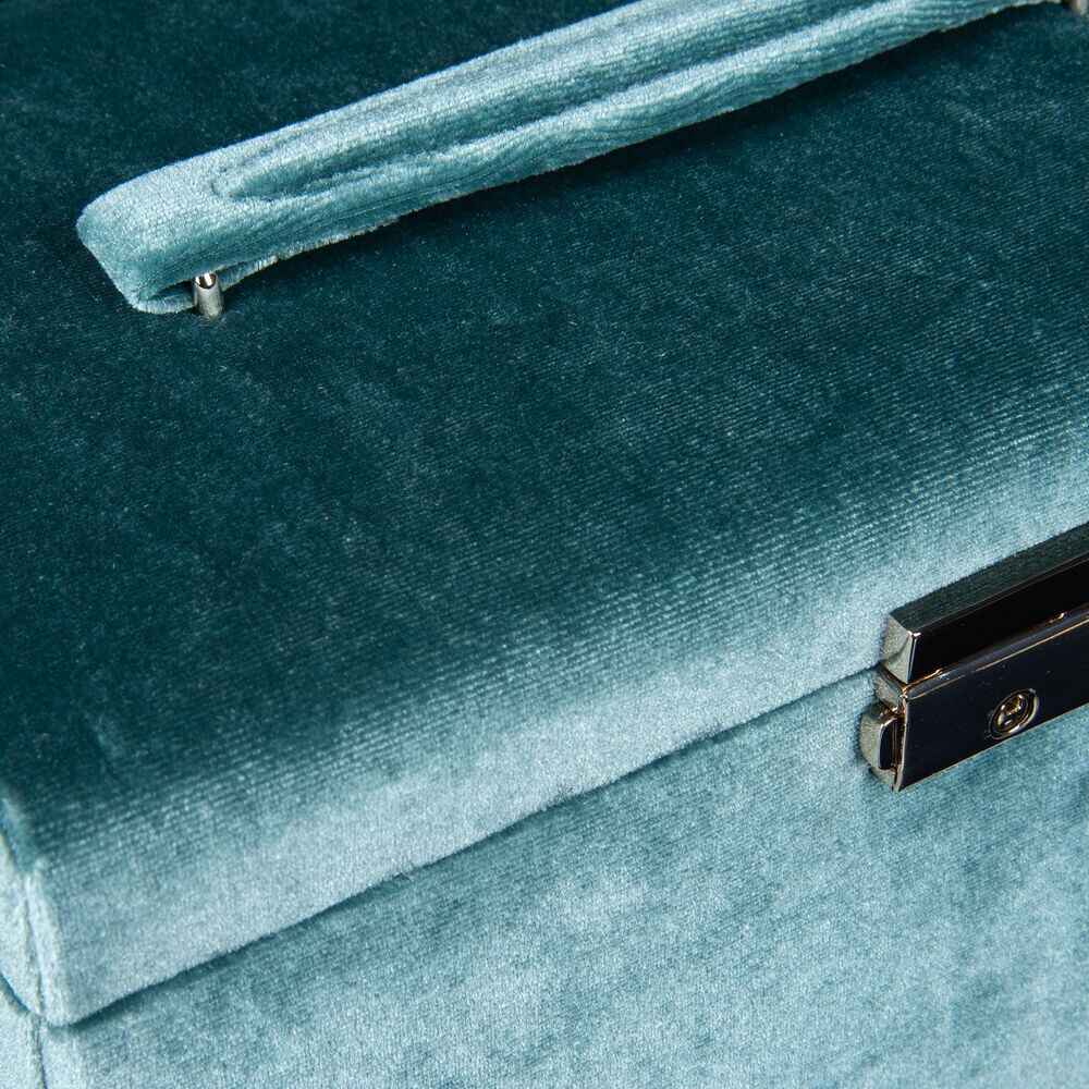 Friedrich Schmuckkoffer Chenille - Türkis Friedrich Schmuckkoffer Chenille - Türkis