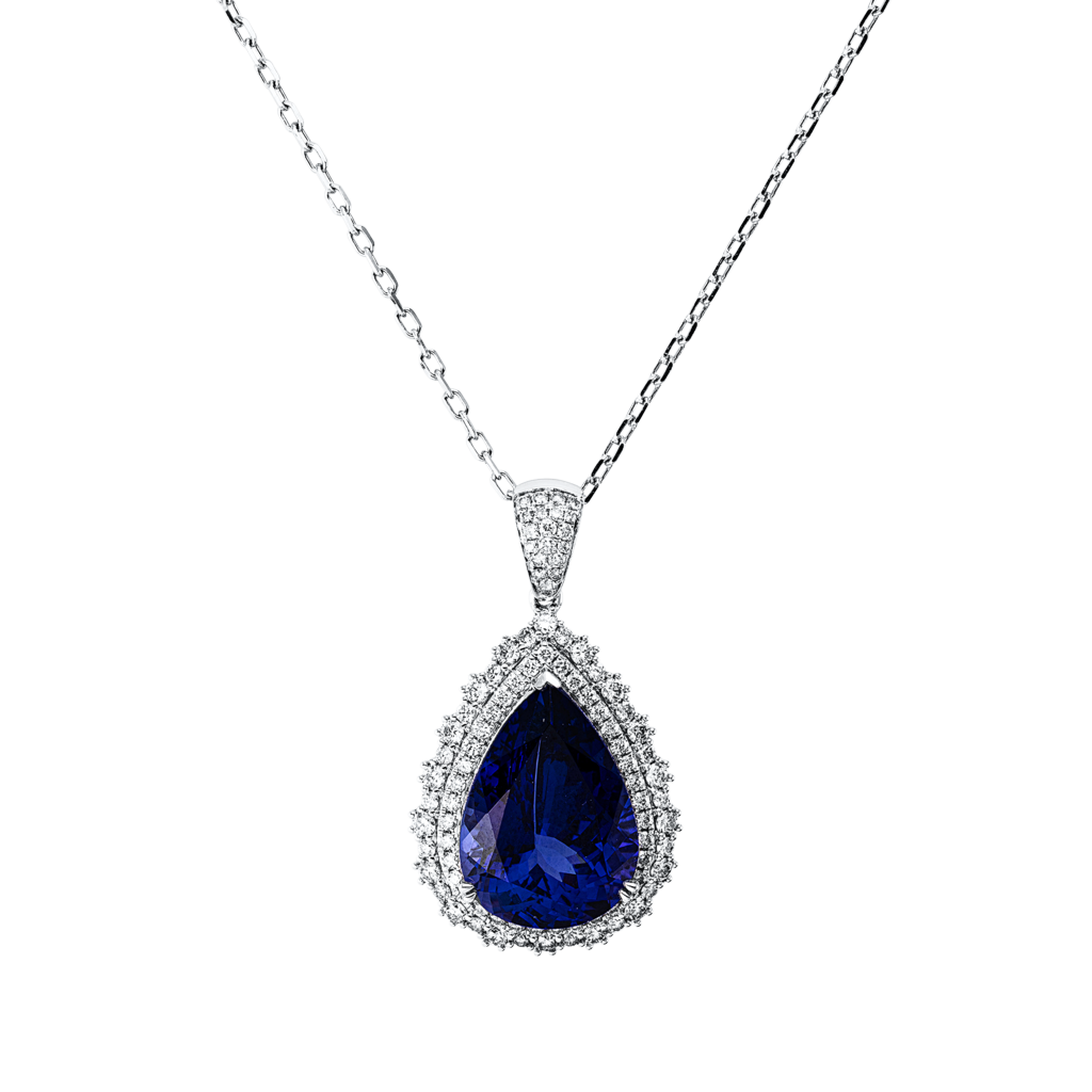 Brogle Selection Kette mit Tansanitanhänger