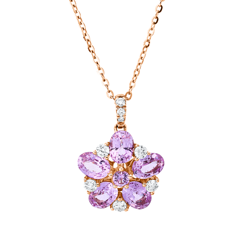 Brogle Classic necklace with sapphire pendant