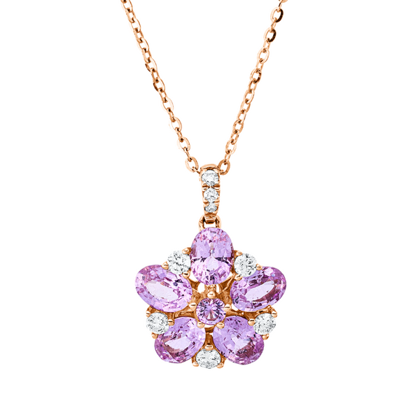 Brogle Classic necklace with sapphire pendant