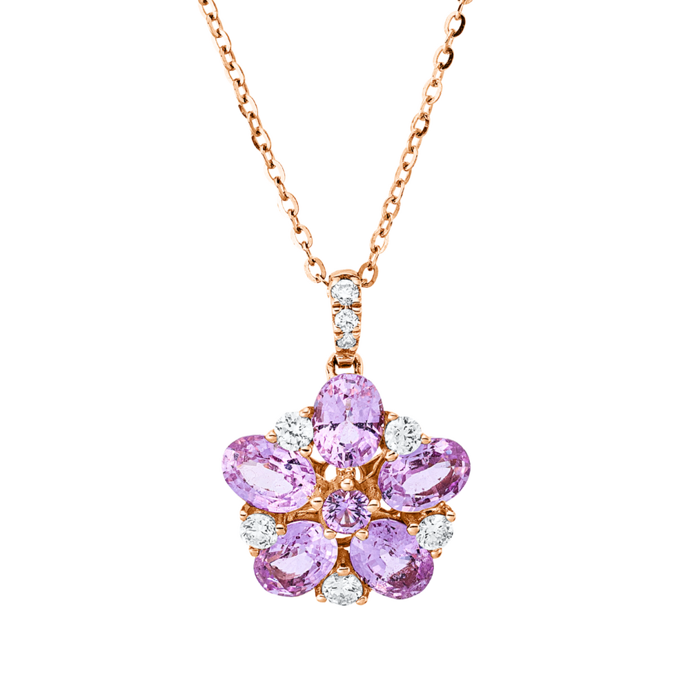 Brogle Classic necklace with sapphire pendant Brogle Classic necklace with sapphire pendant
