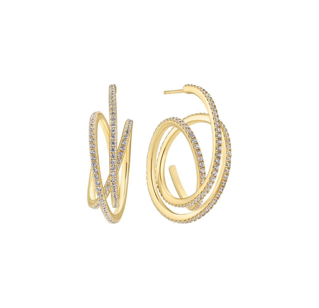 18 carat gold plated silver